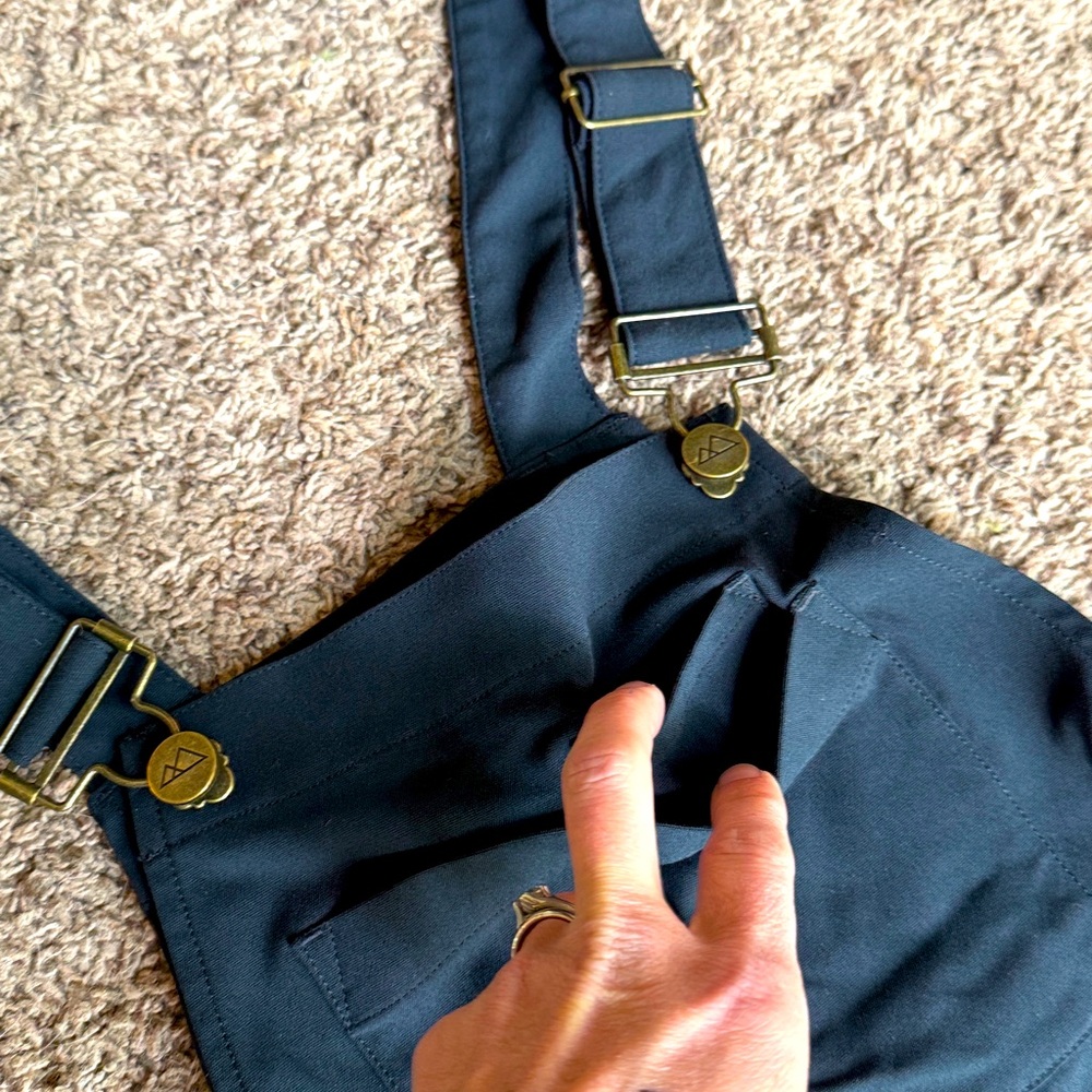 Wild Rye MTB “Eeva short overalls” navy blue, sz. 6 Like new - Picture 7 of 8